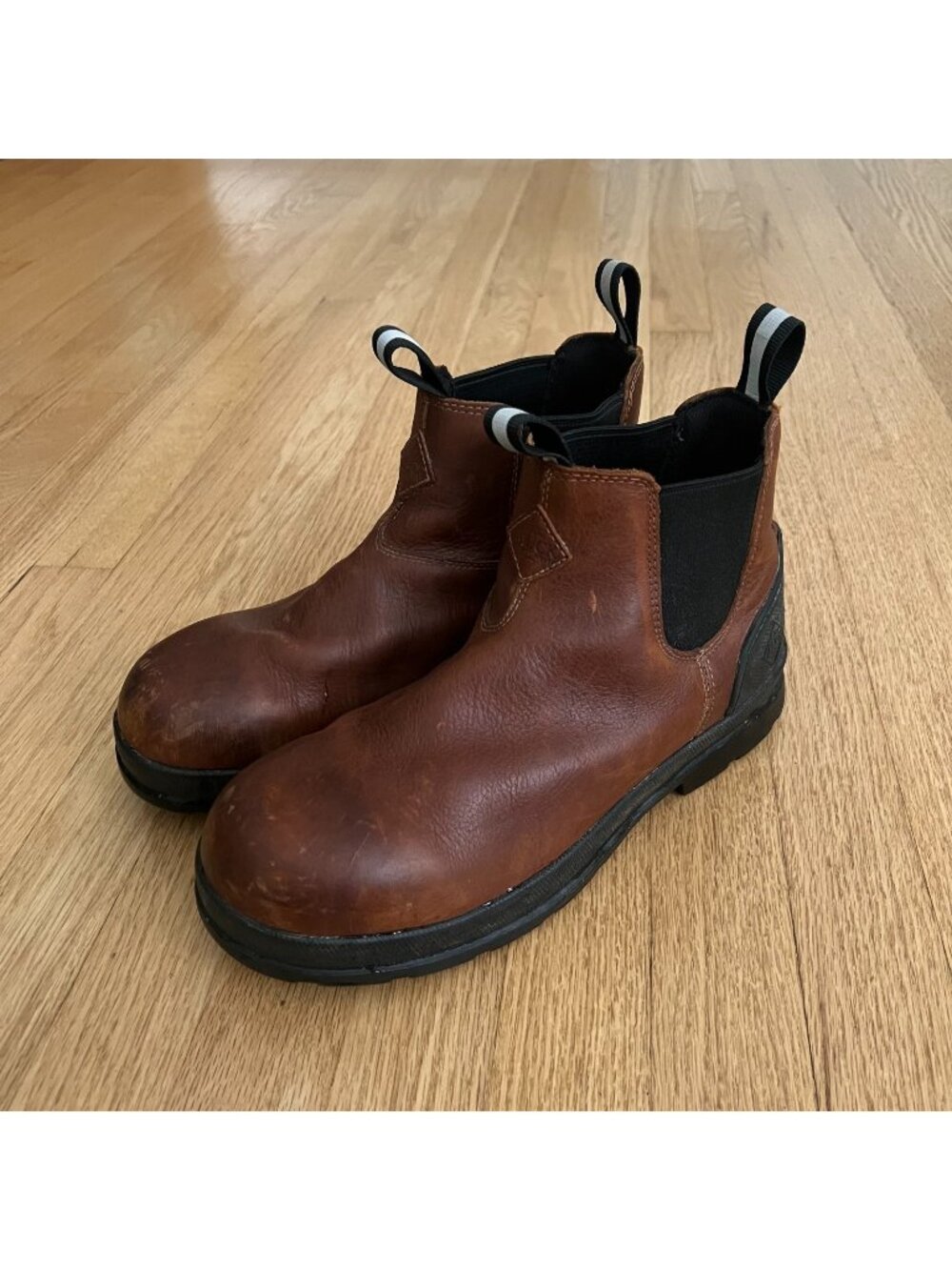 The Original Muck Boot Men's Chore Farm Leather Chelsea Boot US Size 10.5 D